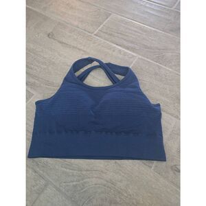 Women's Alphalete Vault Bra Victory Blue Sports Athletic Size‎ Large